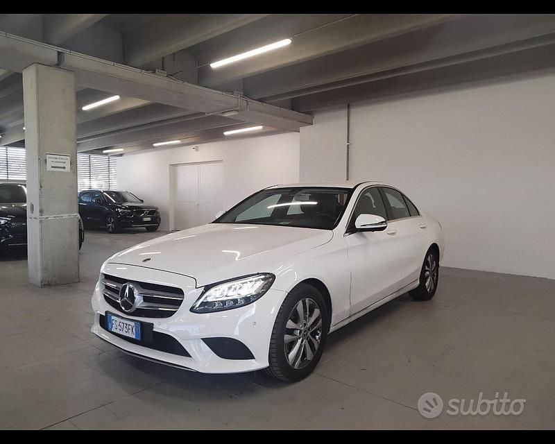 Usata Mercedes C220 194 CV (142 kW) 2018 Bianco Berlina