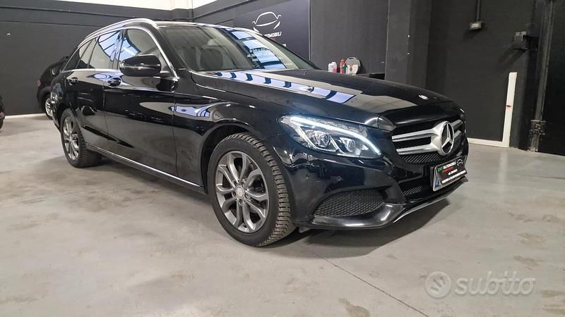 Usata Mercedes C200 Business 136 CV (100 kW) 2016 Nero Station wagon