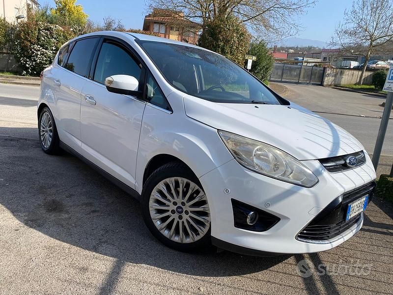 Usata Ford C-MAX Titanium 110 CV (80 kW) 2011 Bianco Monovolume