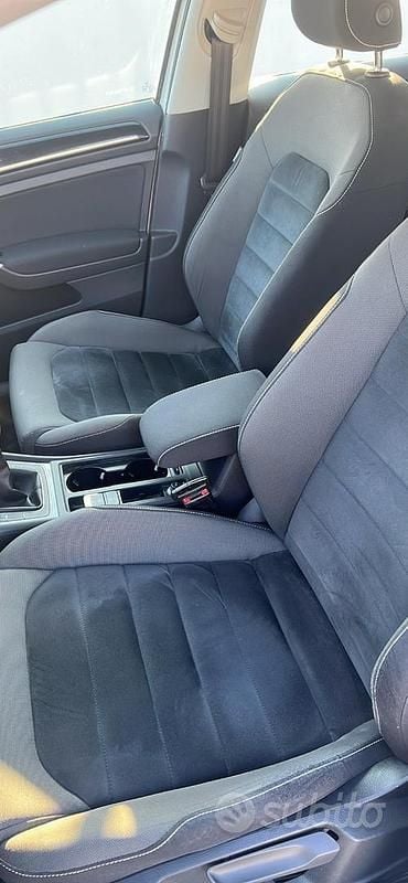 Usata VW Golf VII 110 CV (80 kW) 2017 Bianco Berlina