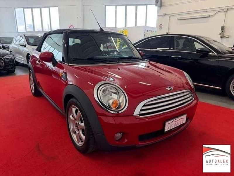 Usata Mini Cooper Cabriolet 120 CV (88 kW) 2009 Rosso Cabrio