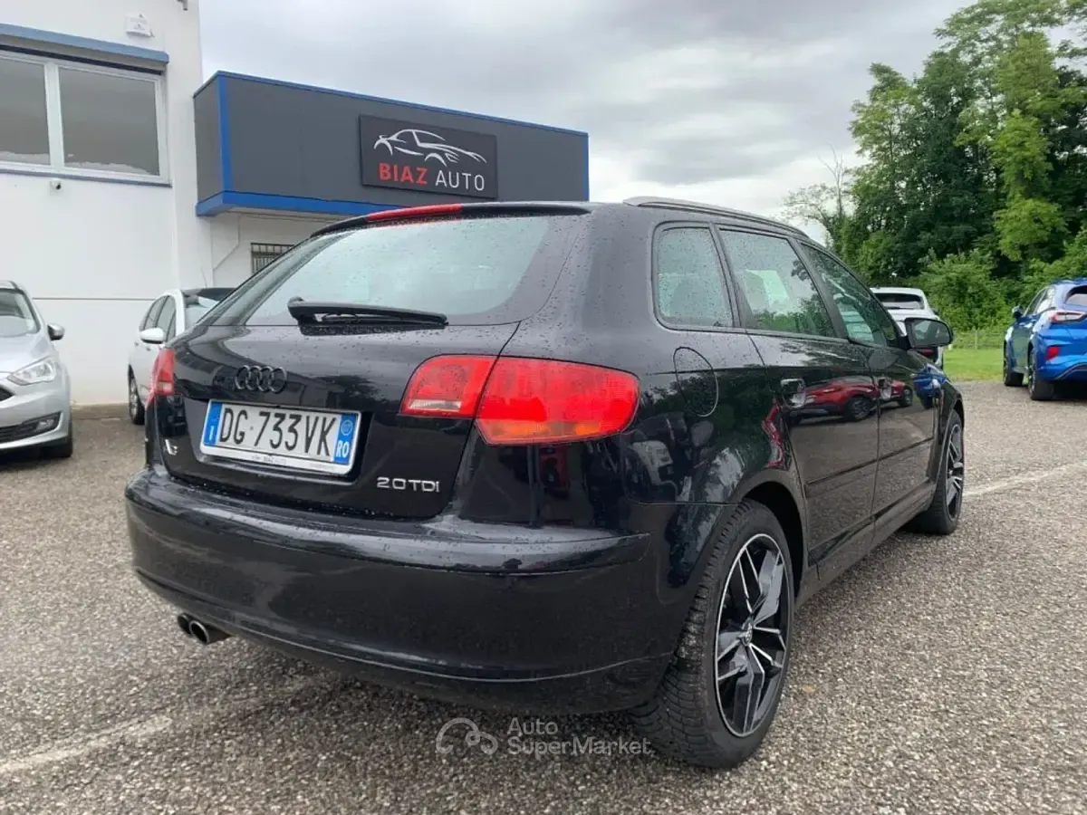 Usata Audi A3 Ambiente 170 CV (125 kW) 2007 Nero Utilitaria