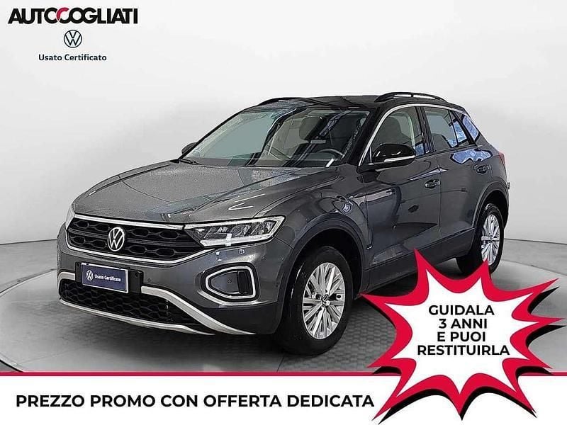 Usata VW T-Roc Life 150 CV (110 kW) 2024 Indium grey metallizzato nero SUV