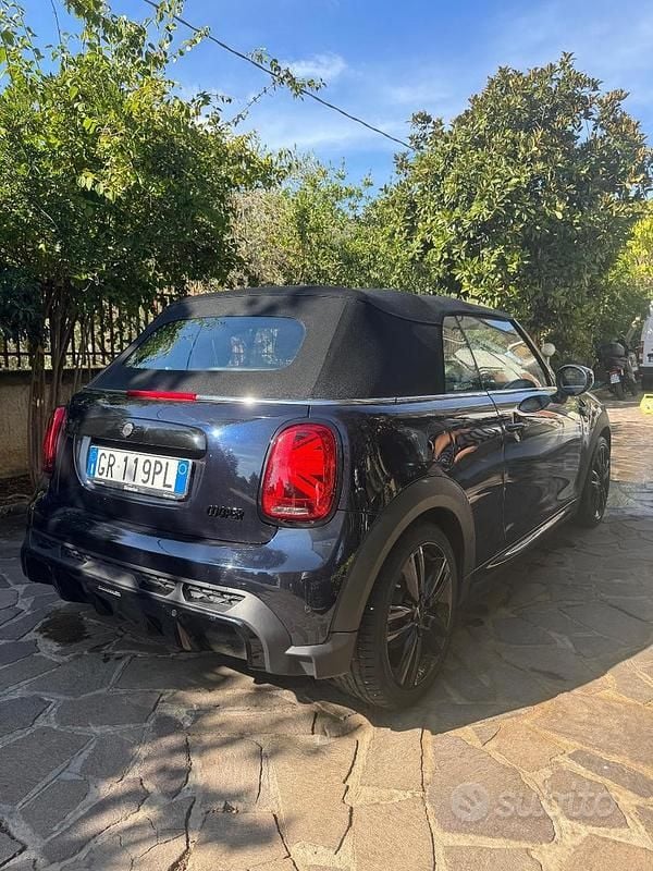 Begagnad Mini John Cooper Works Cabriolet 2024 Blå Cab