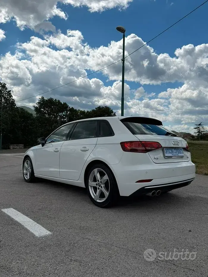 Usata Audi A3 Sportback Sport 150 CV (110 kW) 2016 Bianco Utilitaria