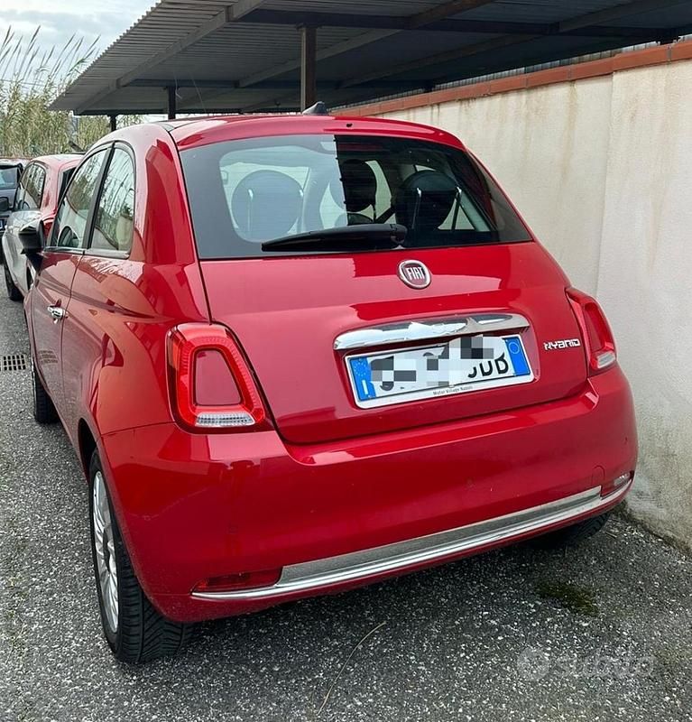 Usata Fiat 500 Dolcevita 2021 Rosso Utilitaria