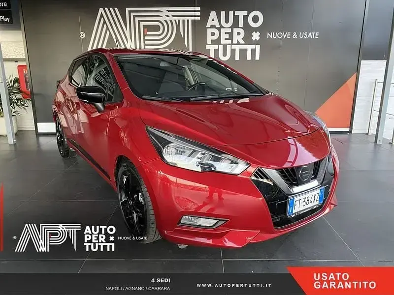 Usata Nissan Micra Tekna 90 CV (66 kW) 2019 Rosso Utilitaria