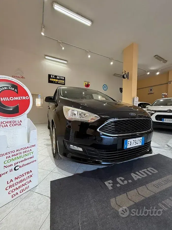 Usata Ford C-MAX Titanium 120 CV (88 kW) 2015 Nero Monovolume