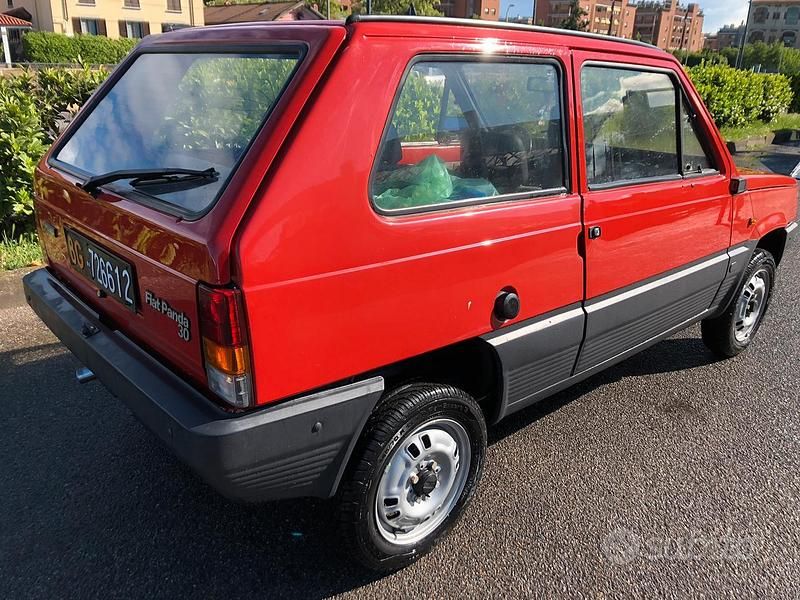 Usata Fiat Panda 1984 Rosso Utilitaria