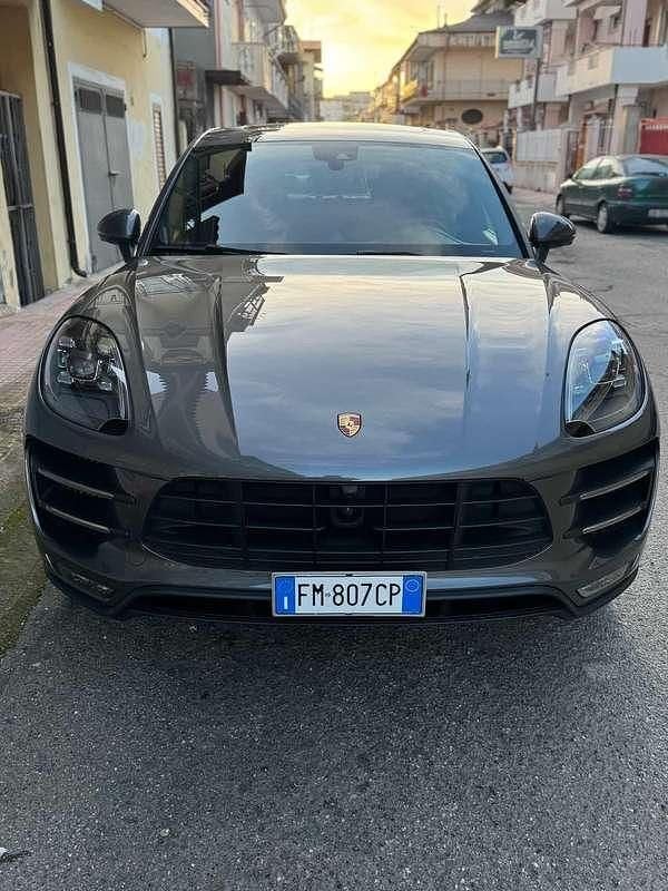 Usata Porsche Macan Turbo Performance Package 441 CV (324 kW) 2017 Grigio SUV
