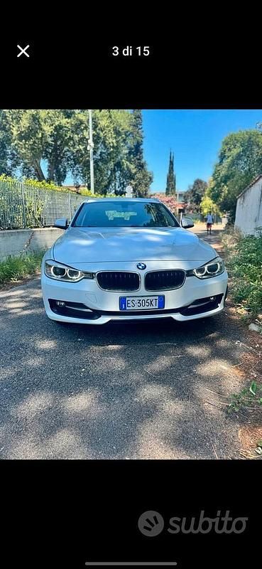 Usata BMW 316 90 CV (66 kW) 2014 Bianco Berlina