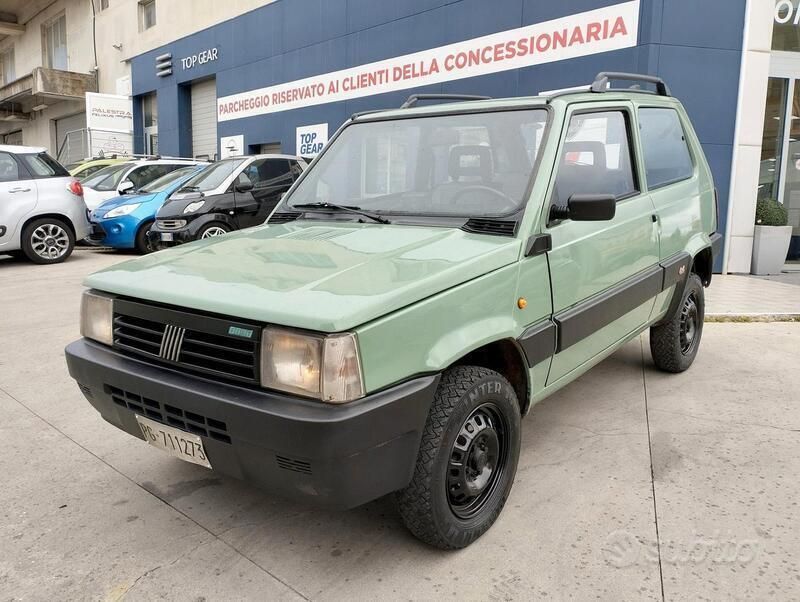 Verde Usata 1996 Fiat Panda 4x4 Due volumi | 4900 € (Buon prezzo) - Immagine 1/4