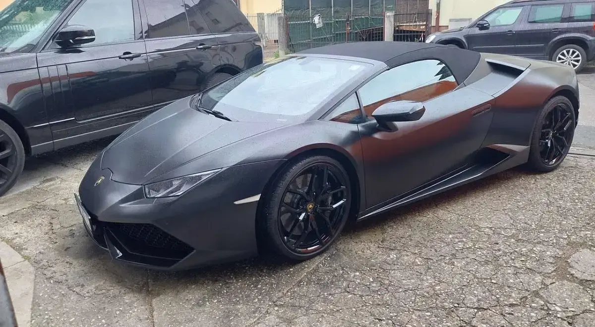 Usata Lamborghini Huracán 610 CV (448 kW) 2019 Pellicola opaco Cabrio