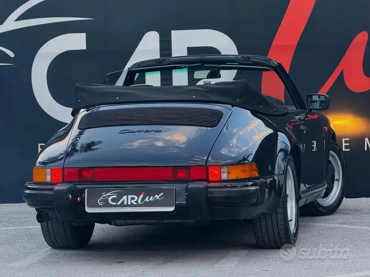 Usata Porsche 911 Carrera Cabriolet 231 CV (169 kW) 1988 Nero Cabrio