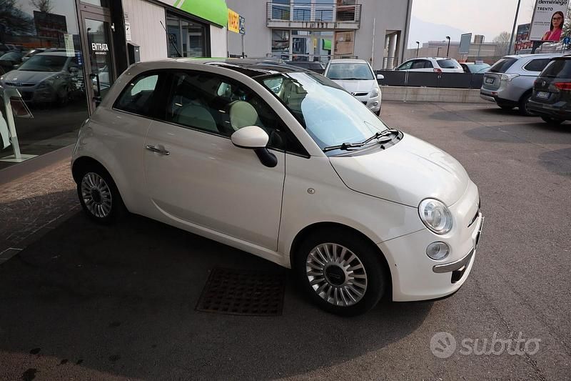 Usata Fiat 500 Lounge 69 CV (50 kW) 2012 Bianco Berlina