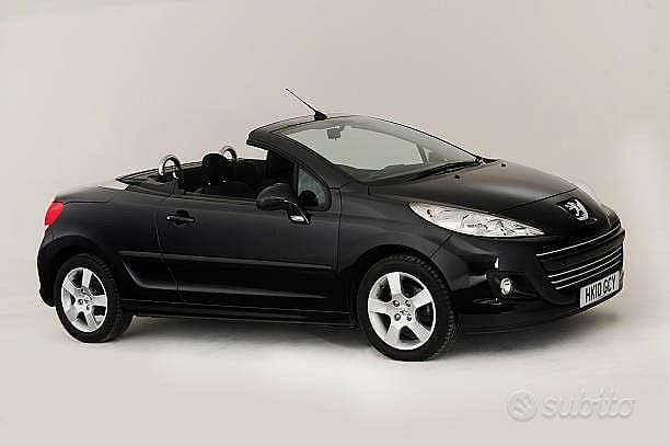 Usata Peugeot 207 CC 110 CV (80 kW) 2011 Nero Cabrio