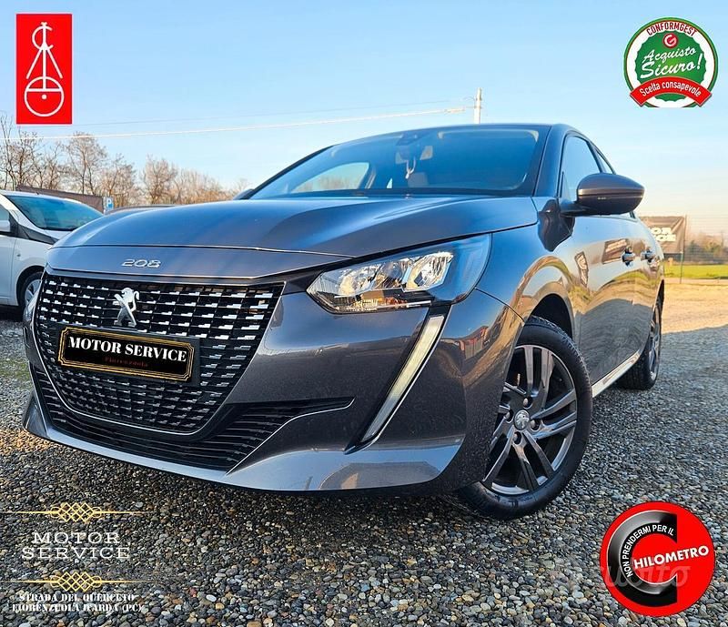 Usata Peugeot 208 Allure 75 CV (55 kW) 2021 Grigio Utilitaria