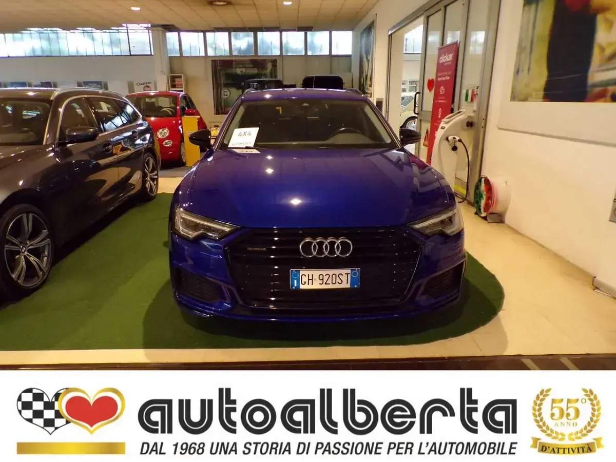 Usata Audi A6 S-line plus 265 CV (194 kW) 2022 Blu Station wagon