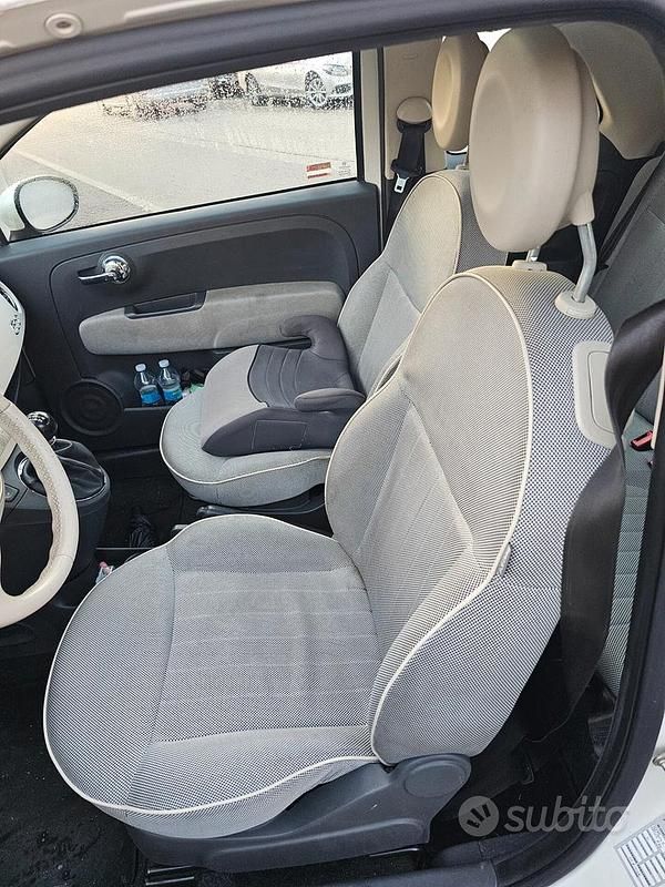 Usata Fiat 500 Lounge 69 CV (50 kW) 2009 Bianco Berlina