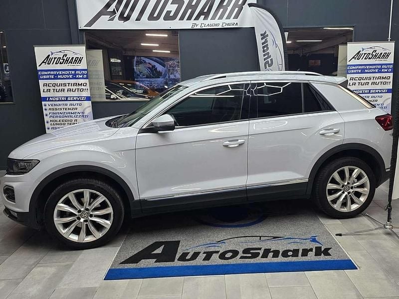 Bianco white silver Usata 2019 VW T-Roc Sport SUV | 16.900 € (Ottimo prezzo) - Immagine 1/4