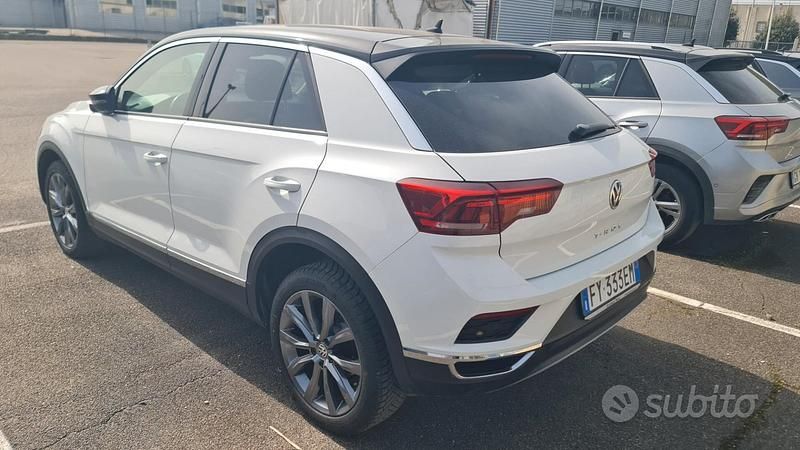 Usata VW T-Roc Advance 115 CV (84 kW) 2019 Bianco SUV