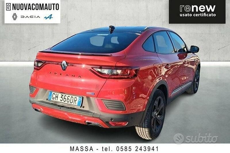 Usata Renault Arkana RS Line 145 CV (106 kW) 2022 Rosso SUV