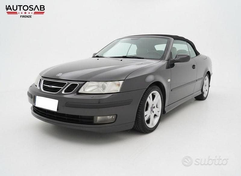 Usata Saab 9-3 Cabriolet Aero 210 CV (154 kW) 2005 Nero Cabrio
