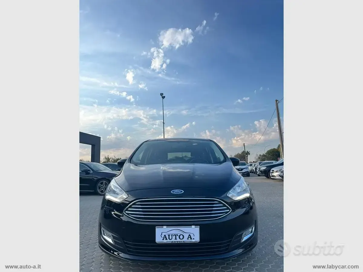 Usata Ford C-MAX Titanium 120 CV (88 kW) 2017 Nero Monovolume