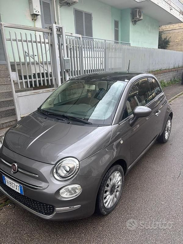 Usata Fiat 500 Lounge 69 CV (50 kW) 2017 Grigio Utilitaria