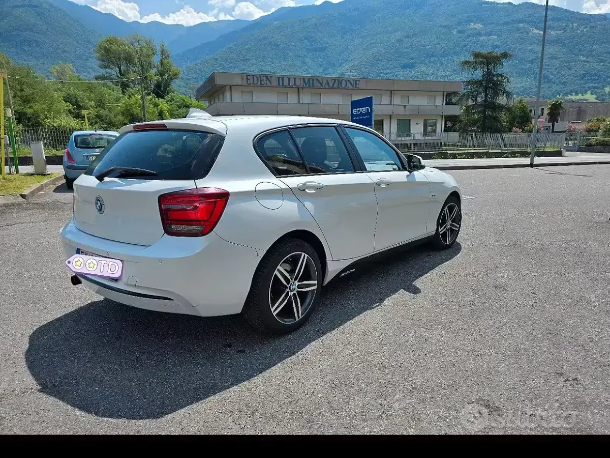 Usata BMW 116 Efficient Dynamics 116 CV (85 kW) 2015 Bianco Utilitaria