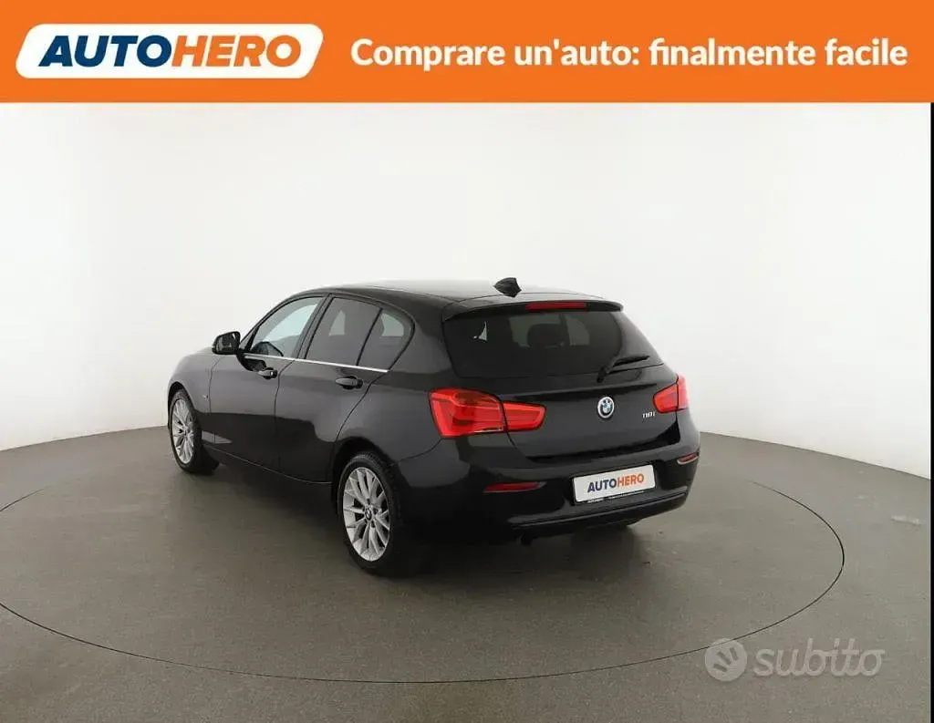Usata BMW 118 Sport Line 136 CV (100 kW) 2016 Nero Utilitaria