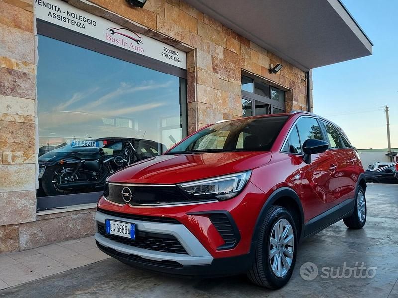 Usata Opel Crossland X Elegance 110 CV (80 kW) 2021 Rosso SUV