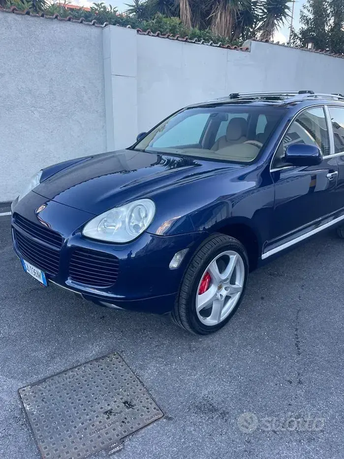 Usata Porsche Cayenne Turbo S 521 CV (383 kW) 2006 Blu SUV