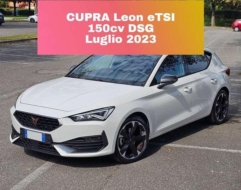 Usata Cupra Leon 150 CV (110 kW) 2023 Bianco Berlina