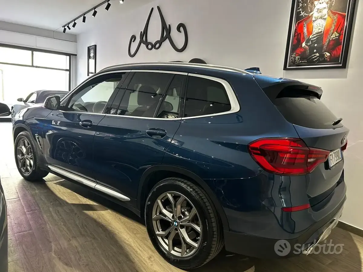 Usata BMW X3 xLine 190 CV (139 kW) 2019 Bluazzurro SUV