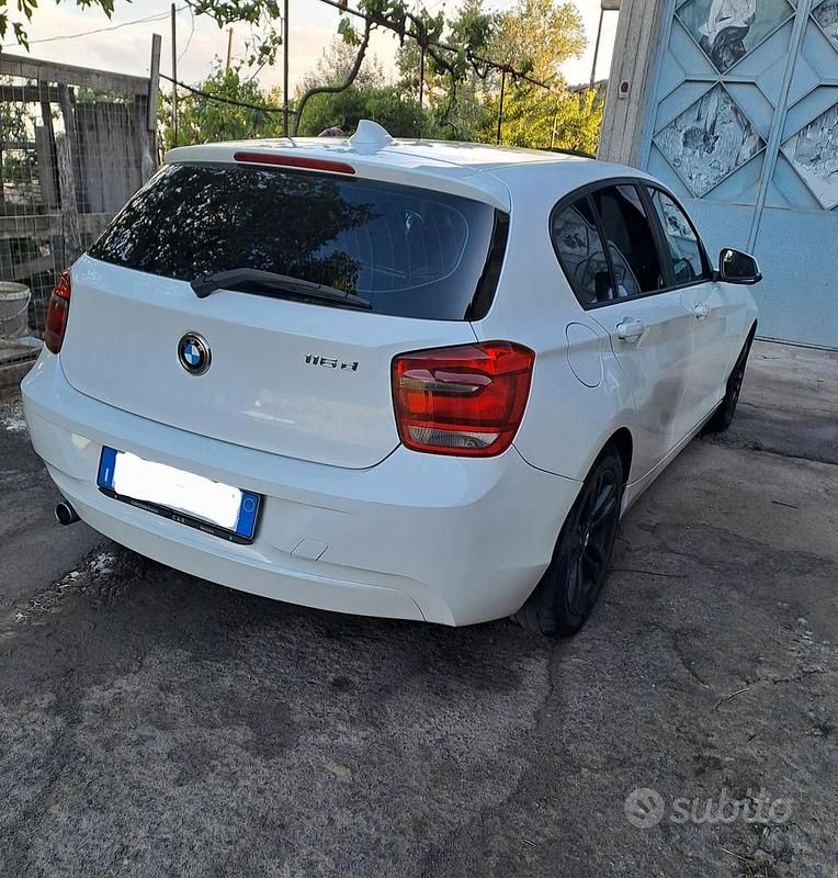 Usata BMW 116 Efficient Dynamics 2014 Bianco Utilitaria