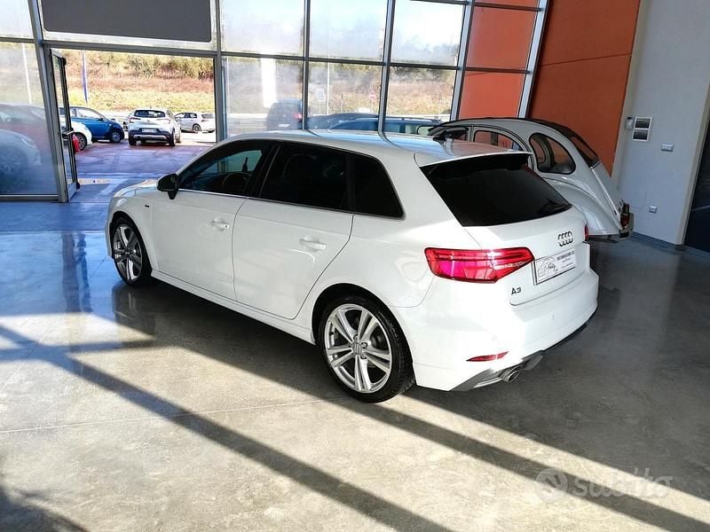 Usata Audi A3 S-Line 115 CV (84 kW) 2020 Bianco Berlina
