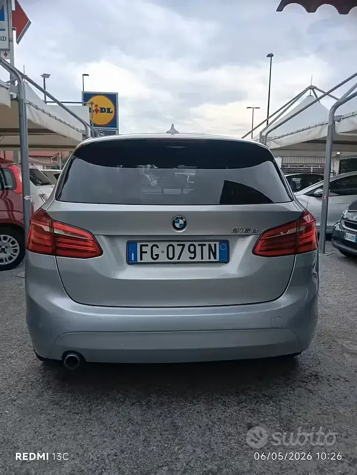 Usata BMW 216 Active Tourer Luxury Line 116 CV (85 kW) 2016 Grigio Monovolume