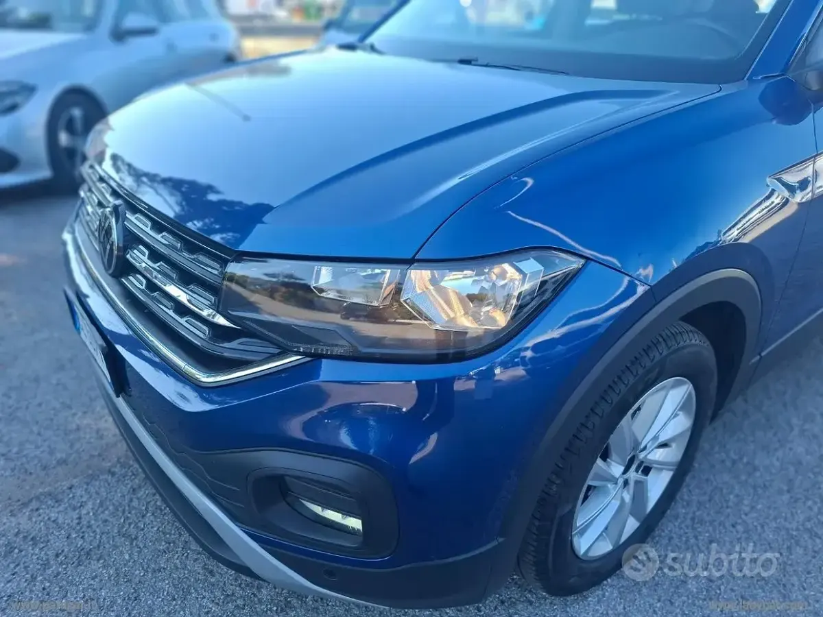 Usata VW T-Cross Advance 116 CV (85 kW) 2022 Blu SUV