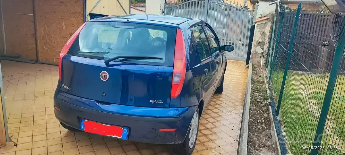 Usata Fiat Punto 60 CV (44 kW) 2009 Blu Utilitaria