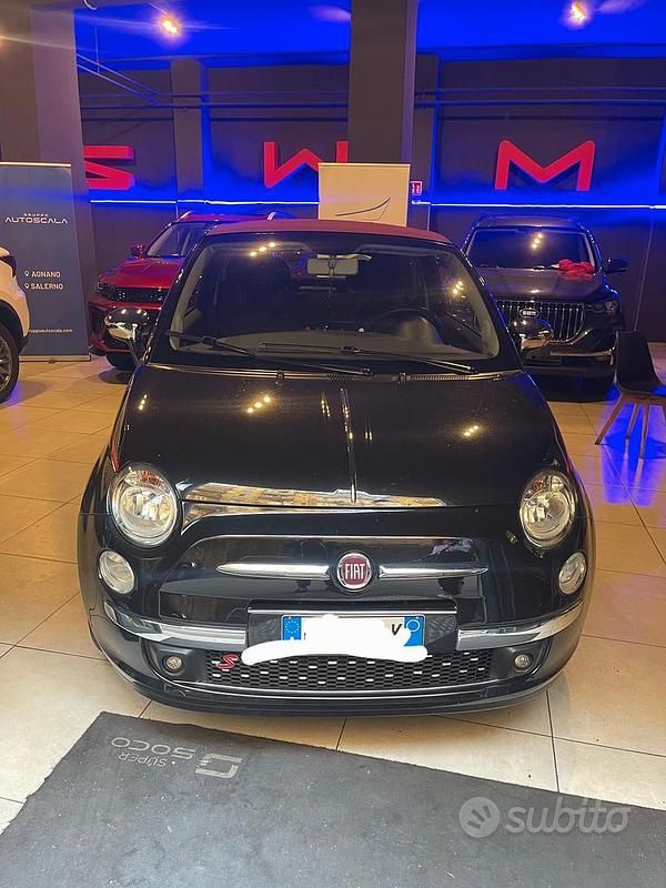 Usata Fiat 500 95 CV (69 kW) 2016 Nero Cabrio