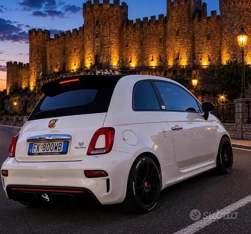 Usata Abarth 595C 160 CV (117 kW) 2018 Bianco Cabrio