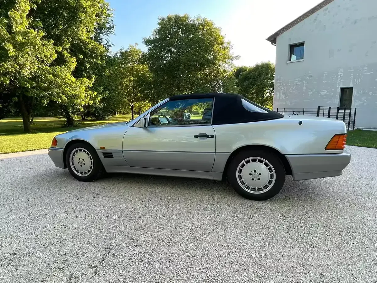 Usata Mercedes SL500 344 CV (253 kW) 1992 Grigio Cabrio