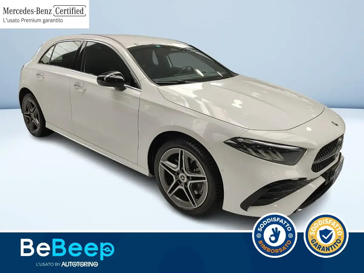 Usata Mercedes A250 Advanced Plus 160 CV (117 kW) 2023 Bianco pastello Berlina