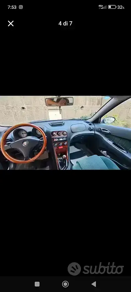 Usata Alfa Romeo 156 105 CV (77 kW) 2001 Nero Berlina