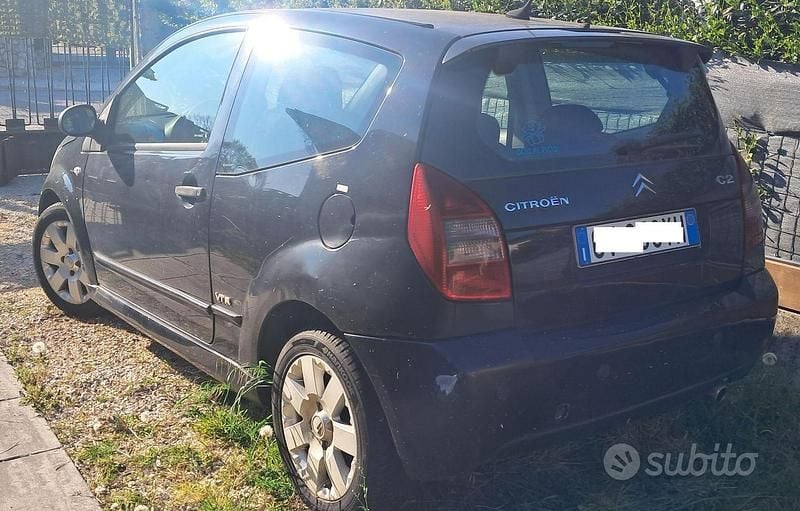 Usata Citroën C2 VTR Sport 68 CV (50 kW) 2005 Nero Utilitaria