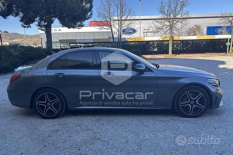 Usata Mercedes C200 Premium 160 CV (117 kW) 2019 Grigio Berlina