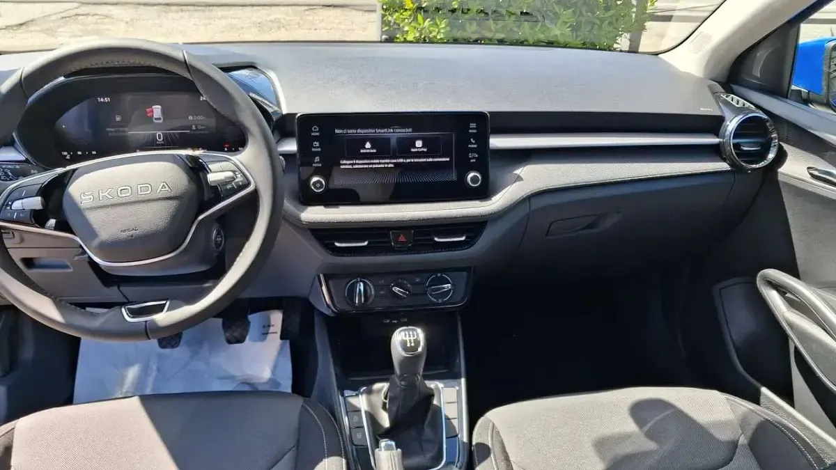 Nuova Skoda Fabia Selection 80 CV (58 kW) 2026 Blu mediterraneo Utilitaria