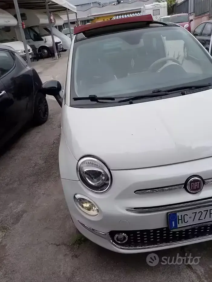 Begagnad Fiat 500 69 HK (50 kW) 2015 Vit Cab