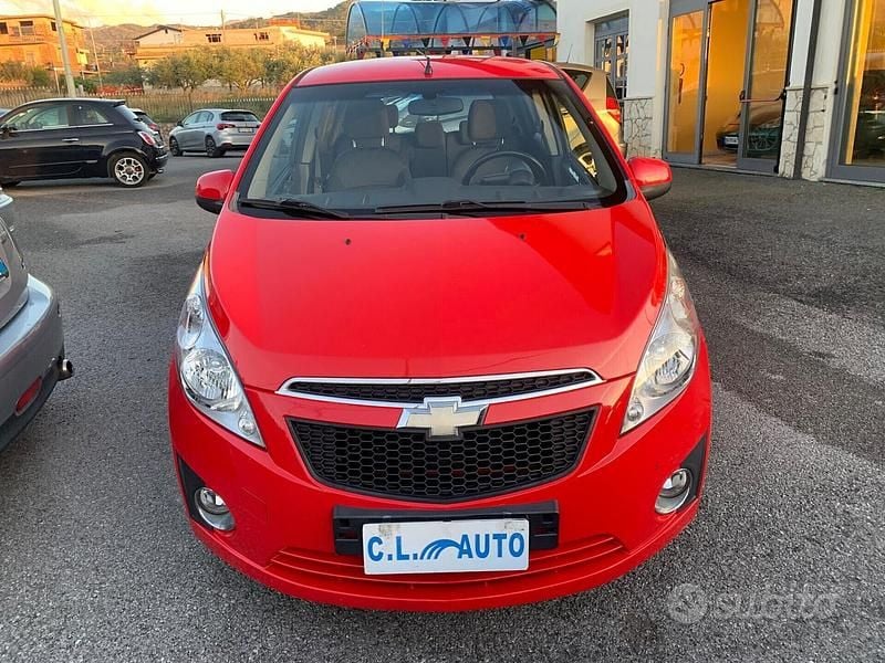 Usata Chevrolet Spark 67 CV (49 kW) 2011 Rosso Utilitaria